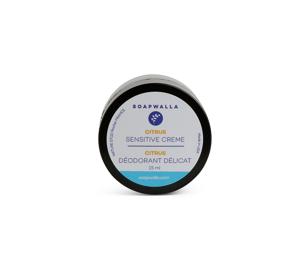 Sensitive Deodorant Cream - Citrus (Travel) – Soapwalla