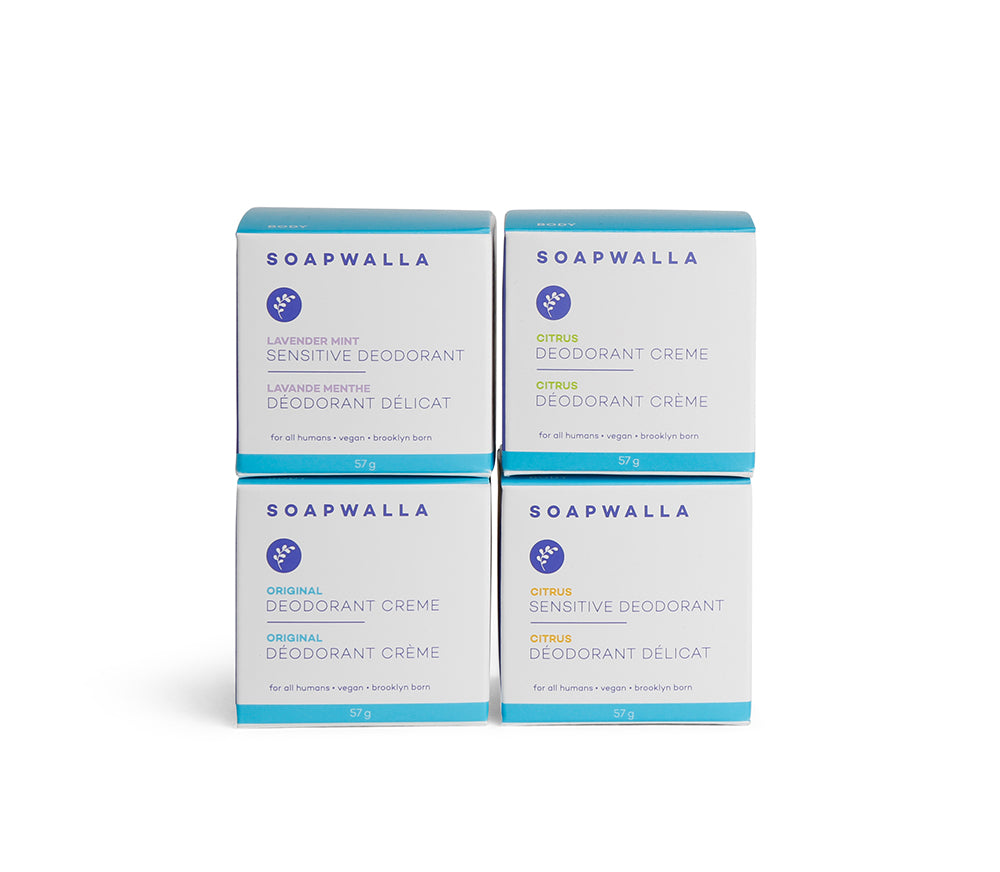 Deodorant Cream Quartet – Soapwalla