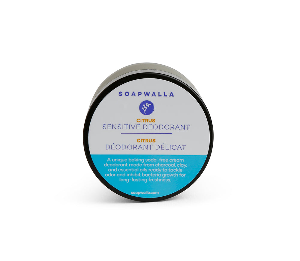 Sensitive Deodorant Cream Citrus Soapwalla