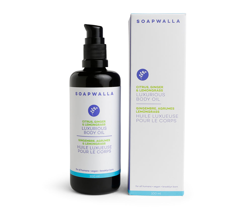 Citrus, Ginger & Lemongrass Luxurious Body Oil – Soapwalla