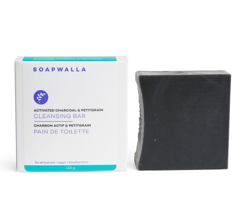 Activated Charcoal & Petitgrain Cleansing Bar